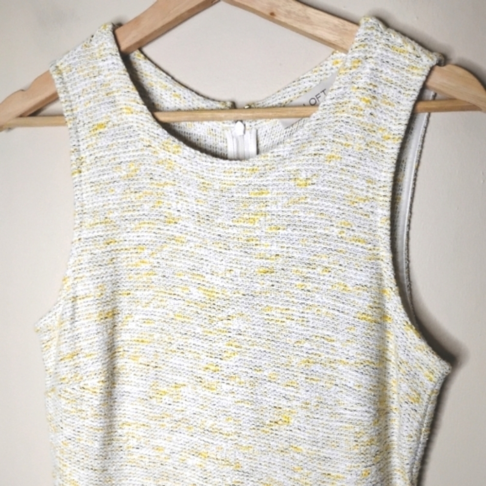 LOFT Sleeveless Drop Waist Dress With Pockets Size 4 NWT - Picture 5 of 12